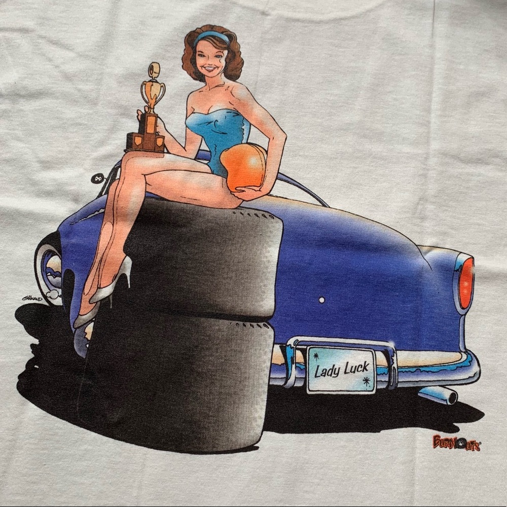 Trophy Girl NEW Hot Rod Automotive T-Shirt Cotton